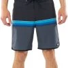 Sortie 👏 Rip Curl Miragel Surf Revival Shorts Men, blanc/bleu 👏 -Maillots de bain Soldes rip curl miragel surf revival shorts men black 1