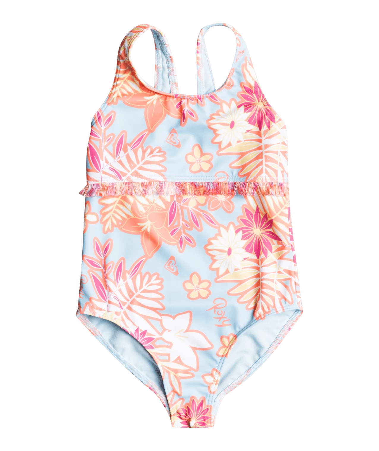 Roxy Funny Childhood Swimsuit Girls, Multicolore/bleu Top 10 🤩 Roxy Funny Childhood Swimsuit Girls, Multicolore/bleu 🥰 -Maillots de bain Soldes roxy funny childhood swimsuit girls cool blue all aloha 1