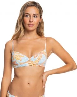 Le moins cher 🥰 Roxy Island In The Sun Wrap Top Women, bleu/orange 🛒