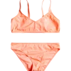 Budget ✨ Roxy Just Good Vibes Athletic 👏 Bikini Set 🎉 Girls, bleu ⭐