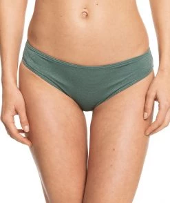 Tout neuf ❤️ Roxy Shimmer Time Hipster Bottoms 💯 Women, vert ❤️