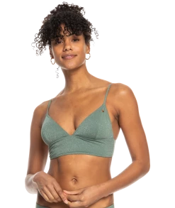 Bon marché 😀 Roxy Shimmer Time Tank Top 🎉 Women, vert ✨ -Maillots de bain Soldes roxy shimmer time tank top women laurel wreath 3