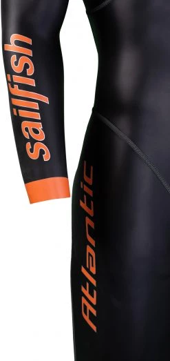 Meilleure vente ✔️ Sailfish Atlantic 2 Wetsuit Men, noir/orange ✨ -Maillots de bain Soldes sailfish atlantic 2 wetsuit men black orange 4
