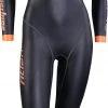 Grosses soldes 😍 Sailfish Atlantic 2 Wetsuit Women, noir/orange 💯