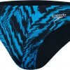 Remise 🥰 Speedo Allover 7cm Briefs Men, noir/bleu 🧨 -Maillots de bain Soldes speedo allover 7cm briefs men black pool 1