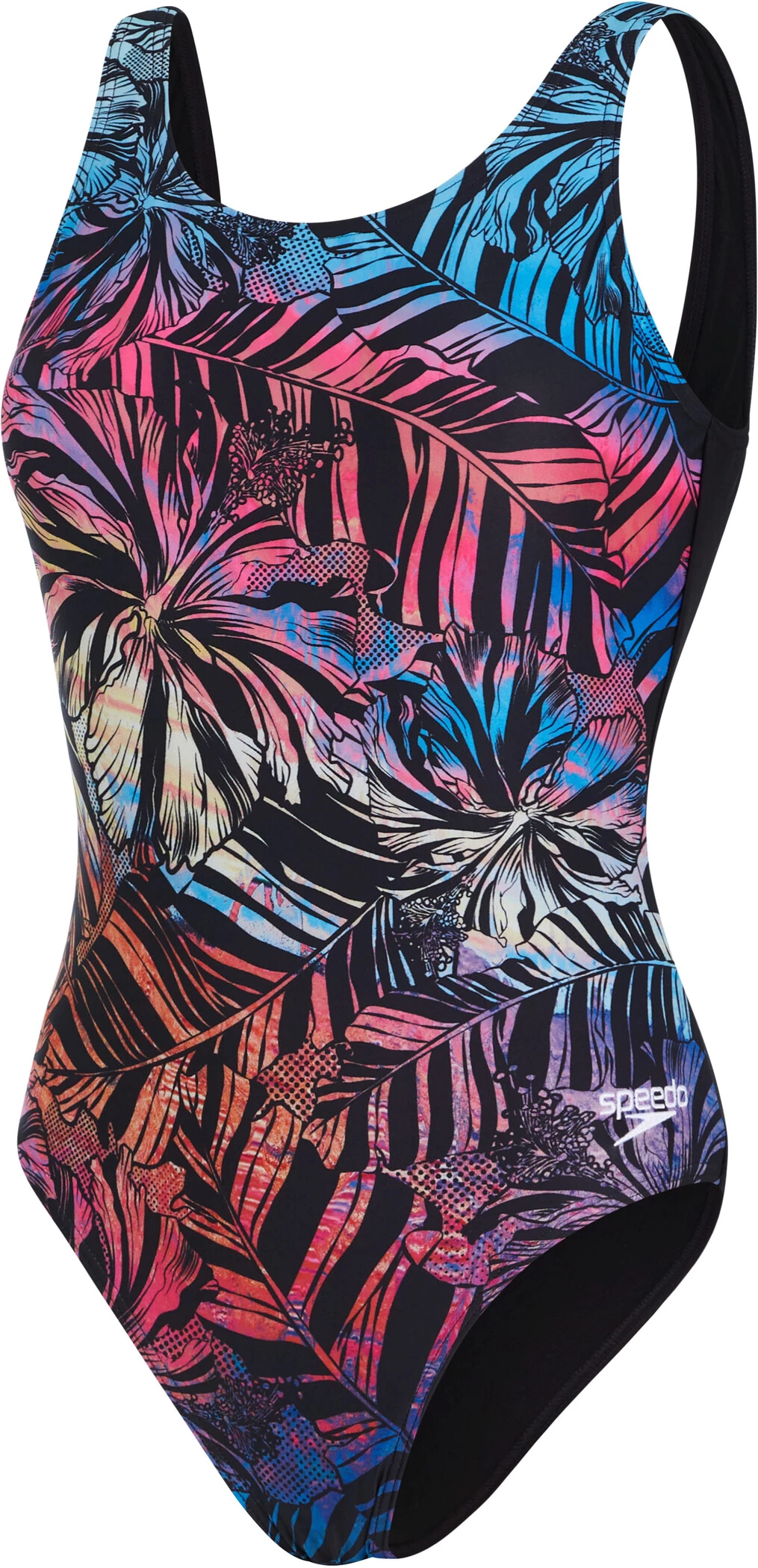 speedo Allover U-Back Swimsuit Women, Multicolore/noir Nouveau 😀 Speedo Allover U-Back Swimsuit Women, Multicolore/noir 👏 -Maillots de bain Soldes speedo allover u back swimsuit women true black vital blue siren red blue flame 1 1