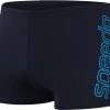 Tout neuf 🤩 Speedo Boom Logo Placement Aquashorts Men, bleu ⌛ -Maillots de bain Soldes speedo boom logo placement aquashorts men true navy bondi blue 1