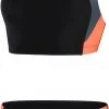 Remise ❤️ Speedo Colourblock Splice Bikini Women, noir 😍 -Maillots de bain Soldes speedo colourblock splice bikini women black usa charcoal siren red 1