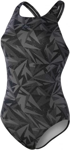 Meilleure affaire 😍 Speedo Digital Placement Medalist Swimsuit ⭐ Women, noir/rose ❤️