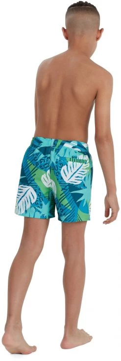 Meilleure affaire ⌛ Speedo Printed 13" Watershorts Boys, jaune 🤩 -Maillots de bain Soldes speedo printed 13 watershorts boys dark petrol tile neon absinthe white 3