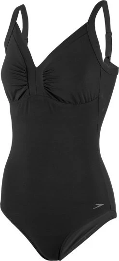 Le moins cher 🎁 Speedo Watergem Maillot de bain 1 pièce Femme, noir 🔥