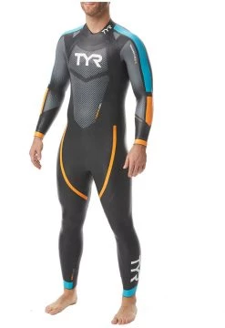Budget ⭐ TYR Catergory 2 Wetsuit Men, noir 🎉