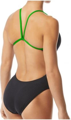 Acheter 🎁 TYR Hexa Cutoutfit Swimsuit Women, noir 🤩 -Maillots de bain Soldes tyr hexa cutoutfit swimsuit women black green 2 2