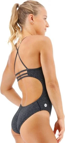 Grosses soldes 👍 TYR Lapped Solid Swimsuit Women, rose 🥰 -Maillots de bain Soldes tyr lapped solid swimsuit women black 5 2