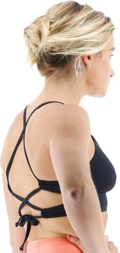 Offres 🔔 TYR Madeline Bralette Women, noir ⌛ -Maillots de bain Soldes tyr madeline bralette women black 5 2