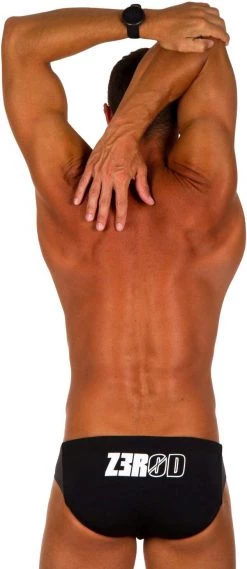 Acheter 🔔 Z3R0D Black Series Swim Briefs Men, noir/gris ✔️ -Maillots de bain Soldes z3r0d black series swim briefs men black grey 4