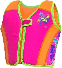 Sortie 😉 Zoggs Sea Unicorn Gilet de natation Fille, rose/orange ❤️