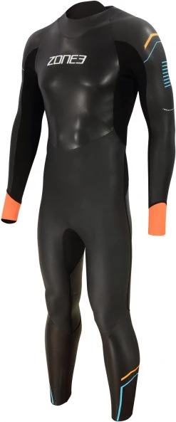 Grosses soldes 💯 Zone3 Aspect Breaststroke Wetsuit Men, noir ⭐