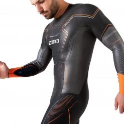 Vente flash 🔔 Zone3 Vanquish Combinaison Homme, noir ✨ -Maillots de bain Soldes zone3 vanquish wetsuit men black gun metal red 4
