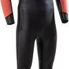 Budget 😍 Zone3 Venture Wetsuit Kids, noir/orange ⭐ -Maillots de bain Soldes zone3 venture wetsuit kids black orange 1