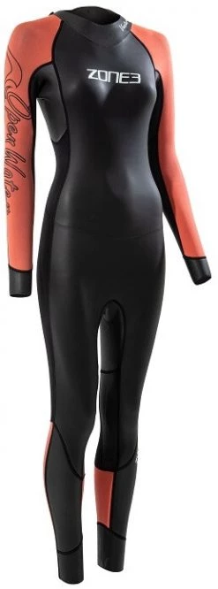 Meilleur prix 🎁 Zone3 Venture Wetsuit 🤩 Women, noir/orange ✔️