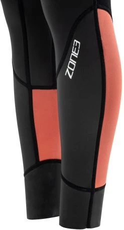 Meilleur prix 🎁 Zone3 Venture Wetsuit 🤩 Women, noir/orange ✔️ -Maillots de bain Soldes zone3 venture wetsuit women black orange 3