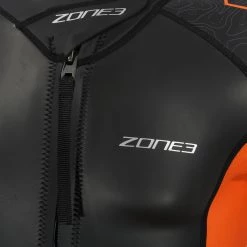 Meilleur prix ❤️ Zone3 Versa Swimrun Wetsuit Men, noir/orange ✔️ -Maillots de bain Soldes zone3 versa swimrun wetsuit men black orange gun metal 5